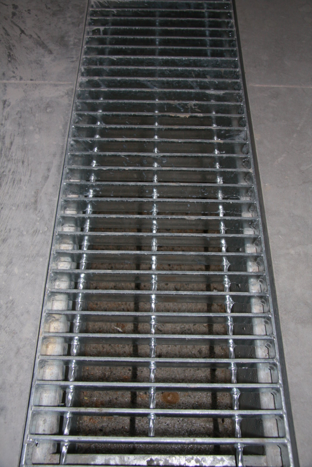 Stainless steel grate application. 